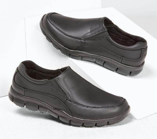 Zapatos de Trabajo Skechers Mujer - Sure Track Negro CGORA3417